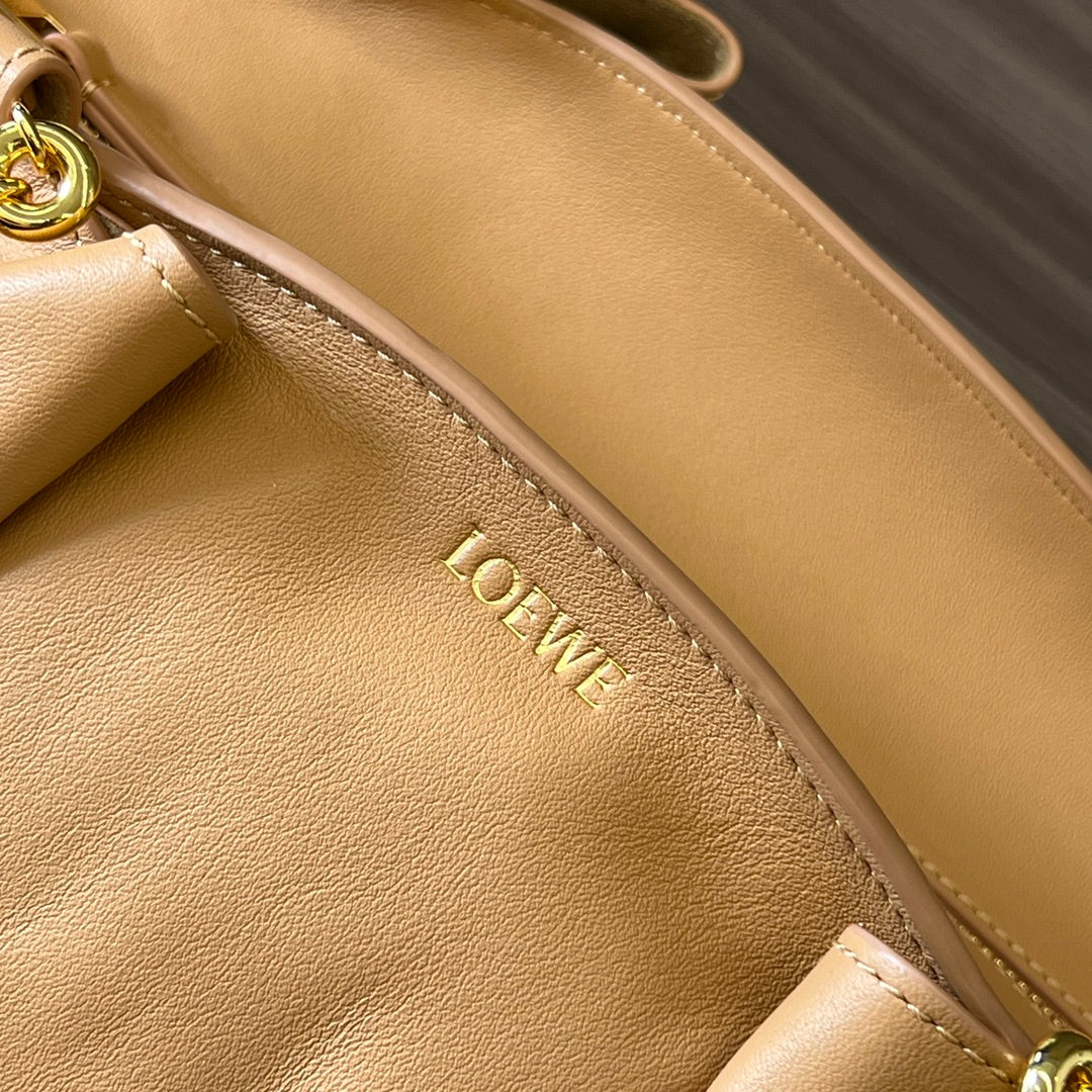 Loewe Small Dumpling Bag 35 Light Tan Calfskin 280639