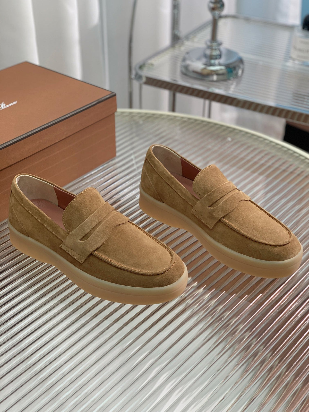 LP SUMMER WALK LOAFERS BROWN SUEDE