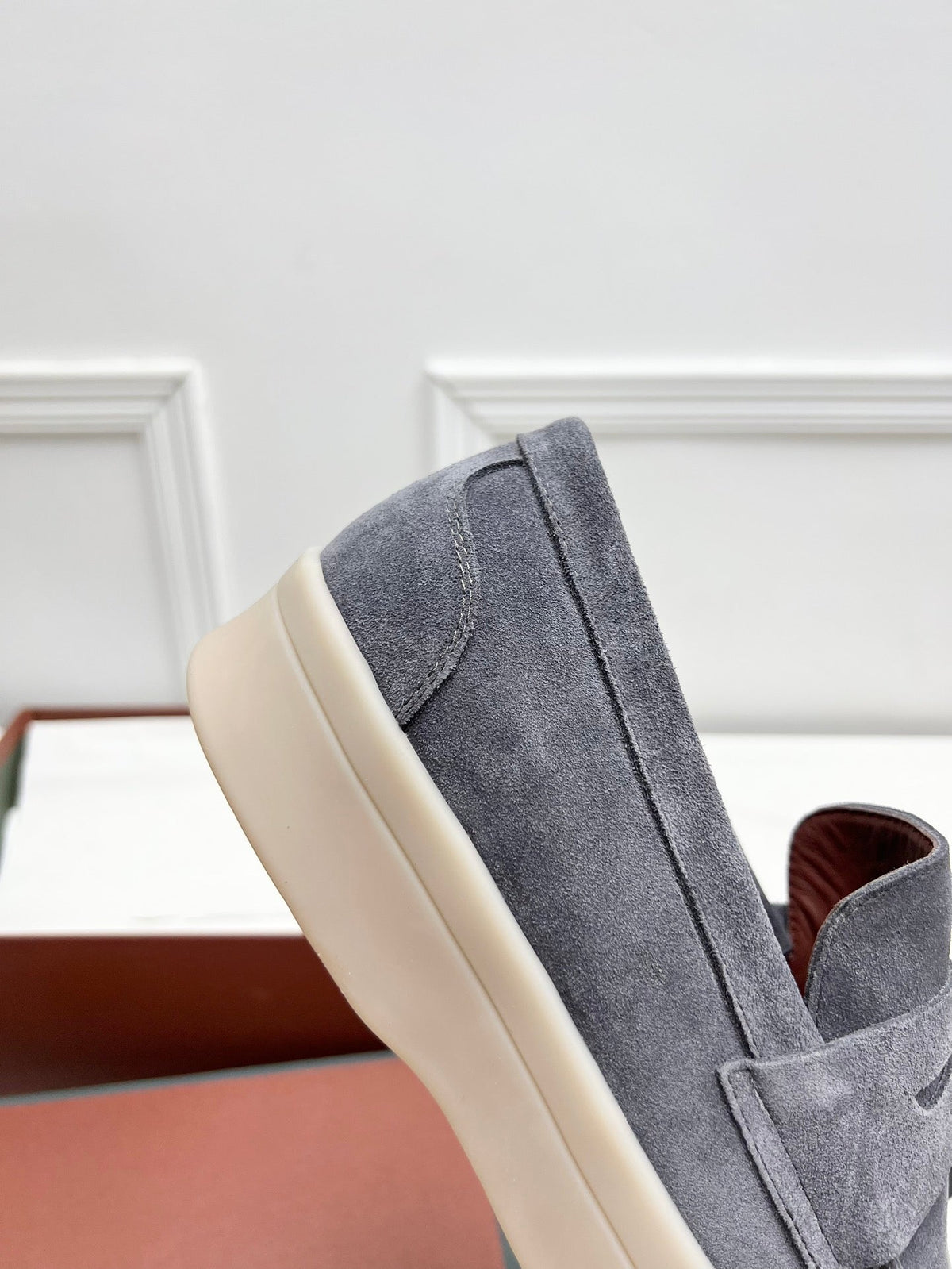 LP SUMMER WALK LOAFERS DARK GREY SUEDE