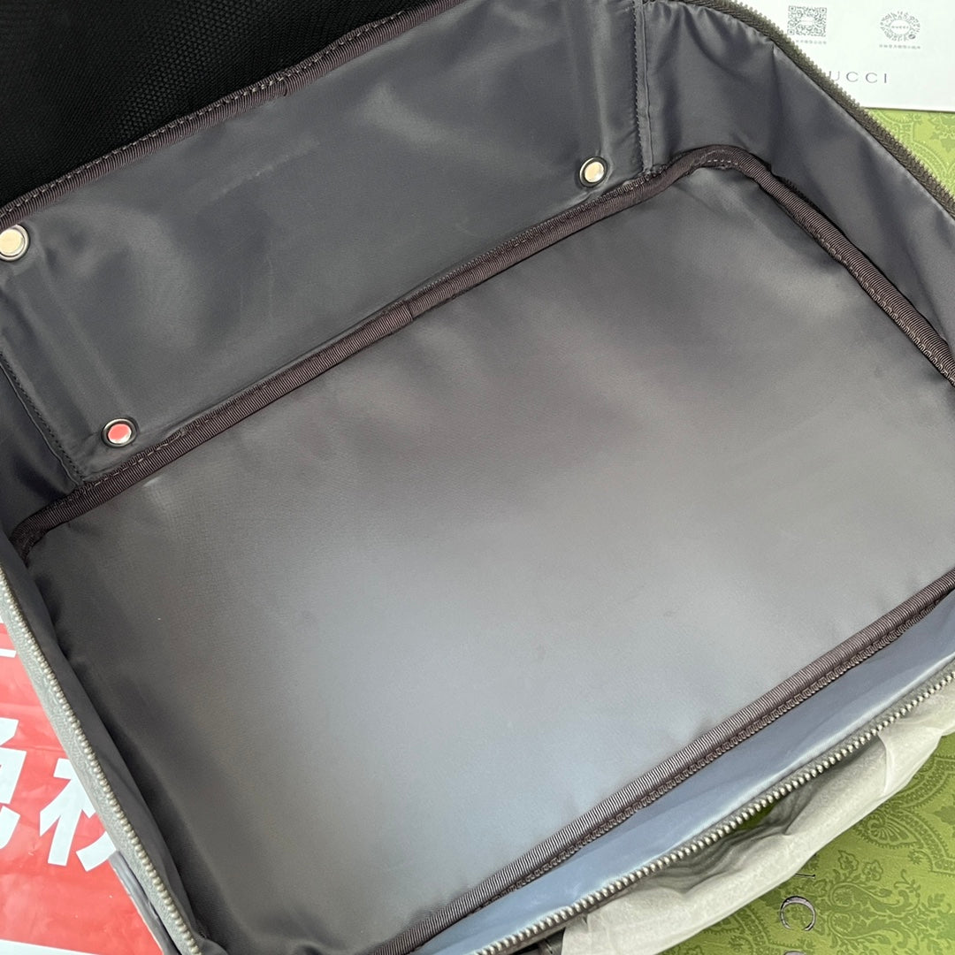 Gucci Bag 36 Grey Canvas 240019