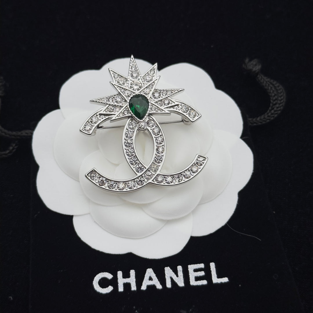 CC Brooch Silver 179446