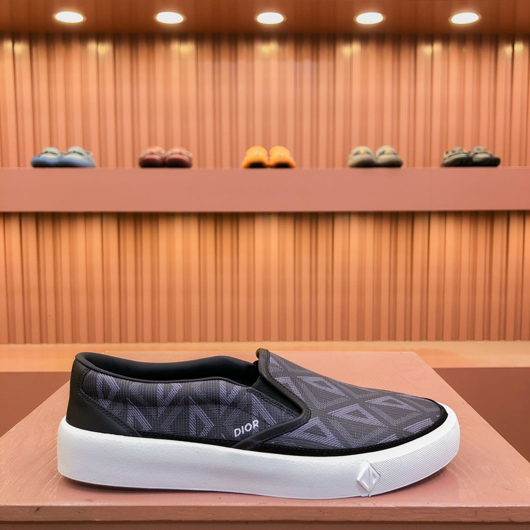 CD B101 DIAMOND LOAFER ASH AND PURPLE CANVAS