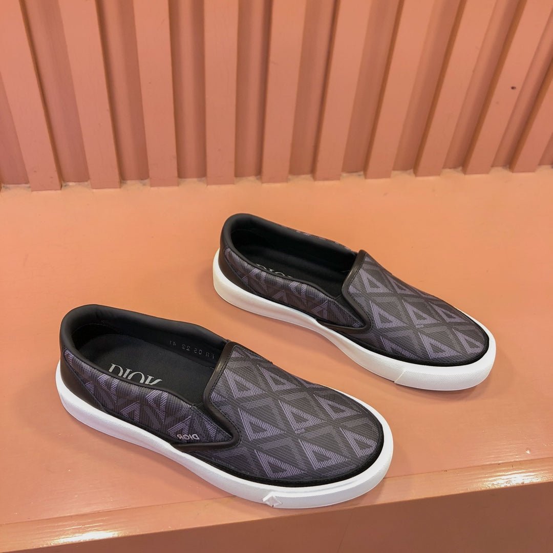 CD B101 DIAMOND LOAFER ASH AND PURPLE CANVAS