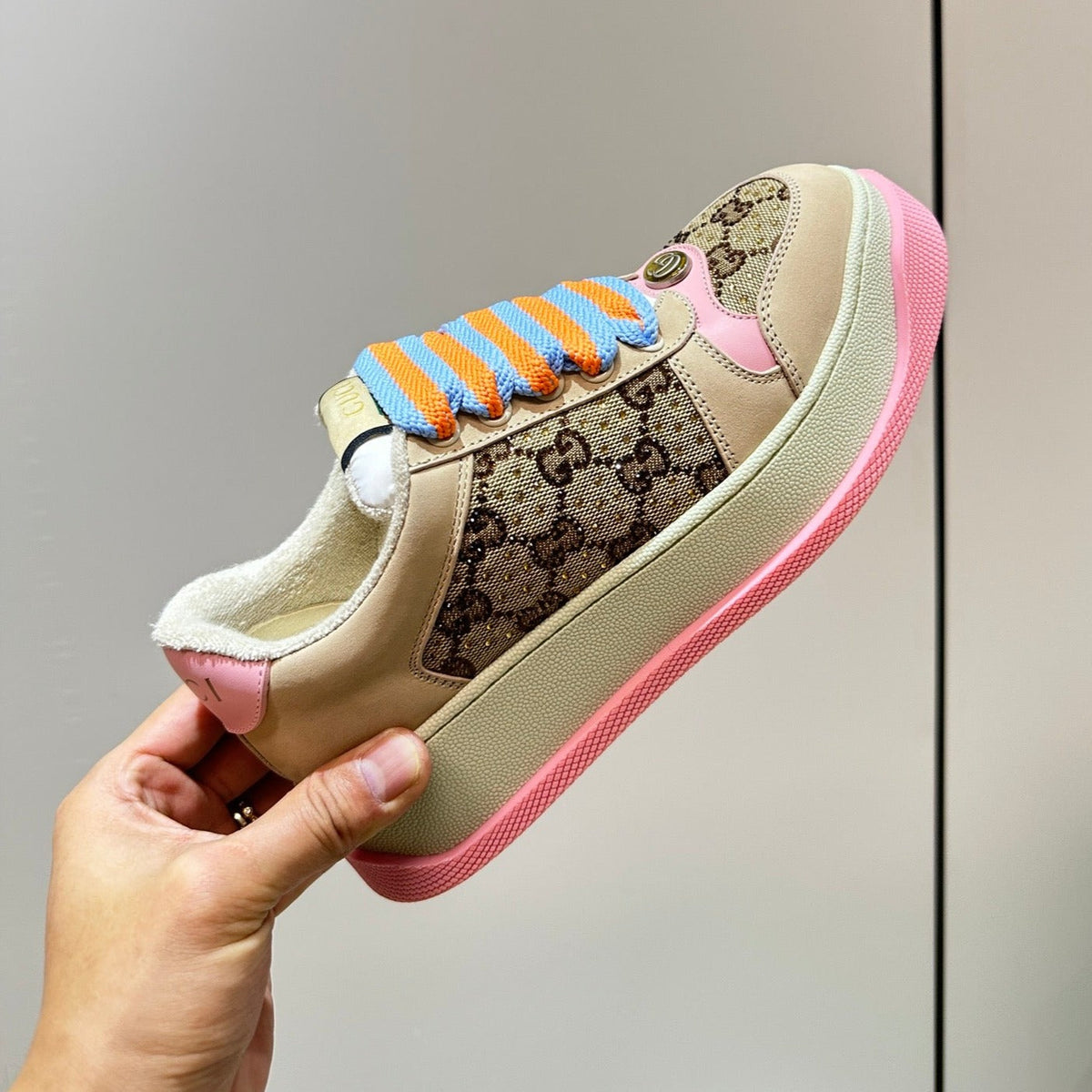 GG Screener Sneaker Pink Fuscia