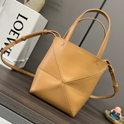 Loewe Puzzle Fold Handbag Warm Sand color Cowhide 254364