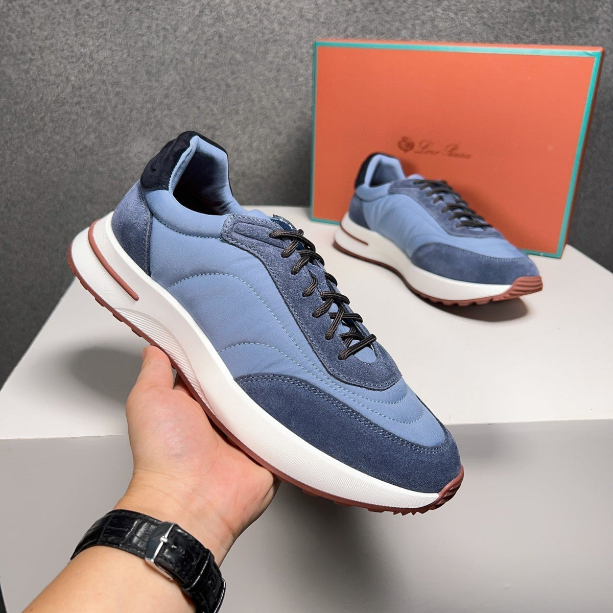 LP WEEKEND WALK SNEAKERS SKY SUEDE