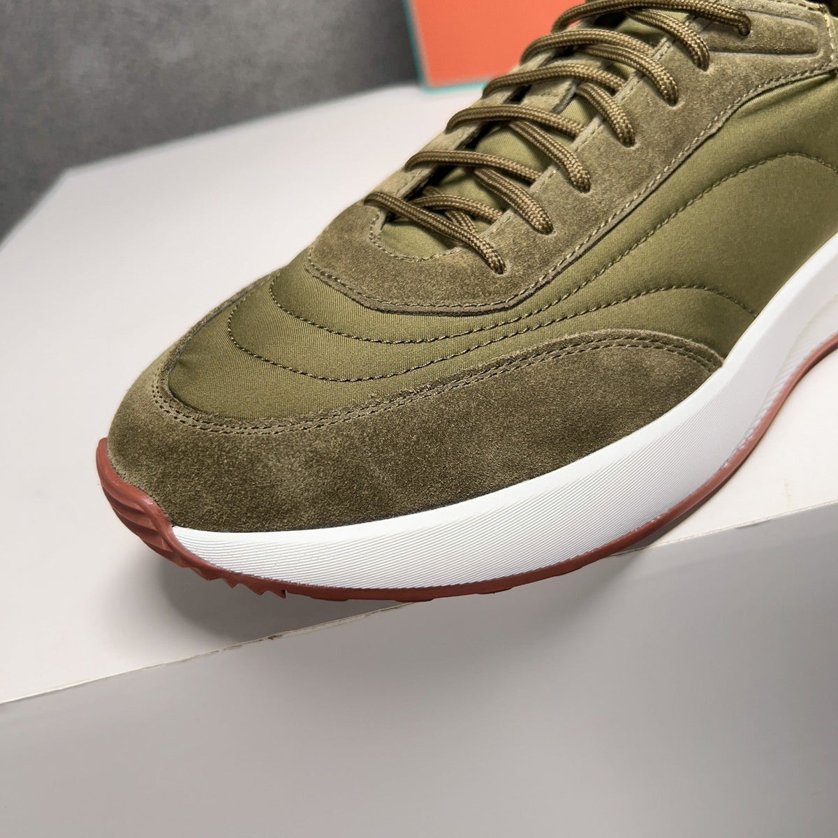 LP WEEKEND WALK SNEAKERS OLIVE SUEDE
