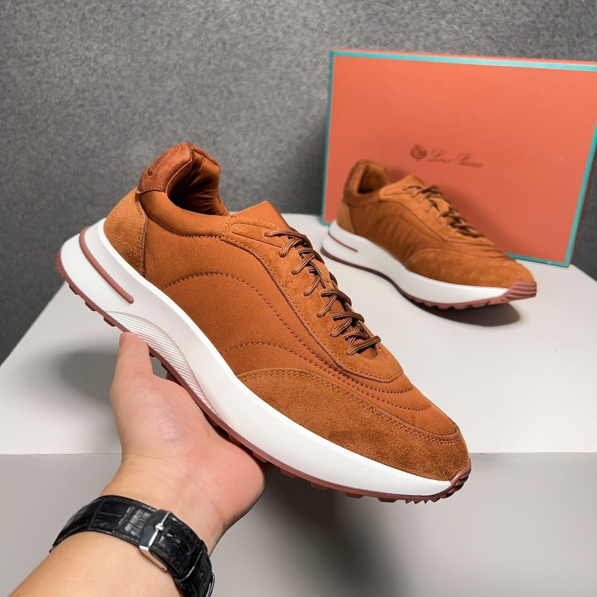 LP WEEKEND WALK SNEAKERS BRONZE SUEDE