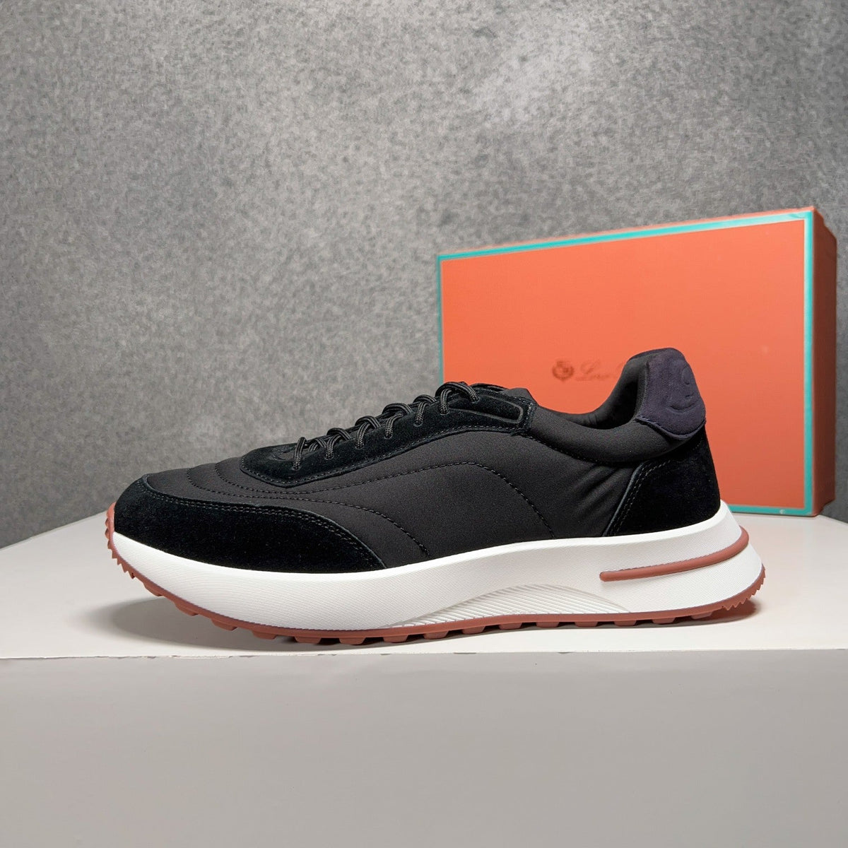LP WEEKEND WALK SNEAKERS BLACK SUEDE
