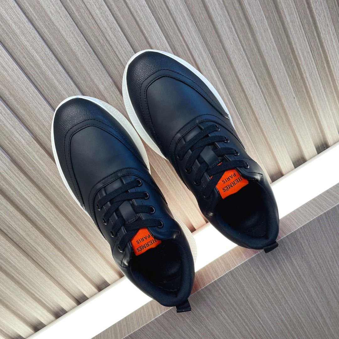 GIGA SNEAKER GLOSSY BLACK CALFSKIN