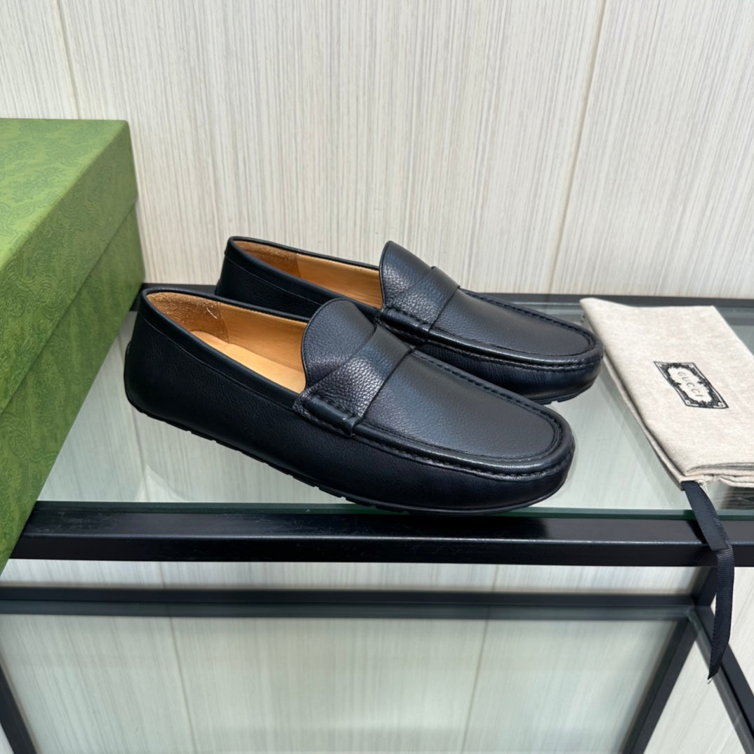 GG Men's Loafer Black Cowhide 165493