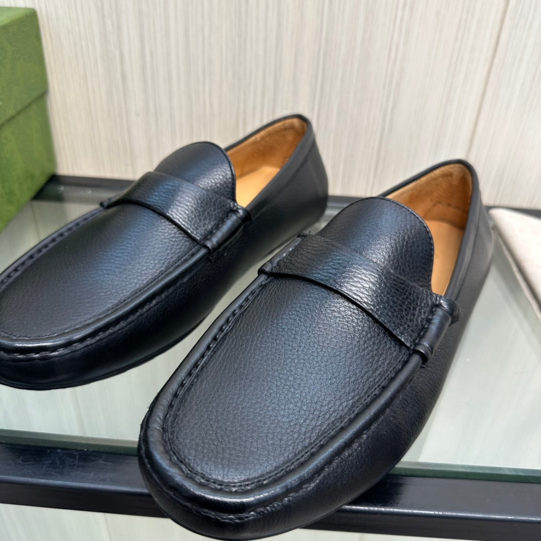 GG Men's Loafer Black Cowhide 165493