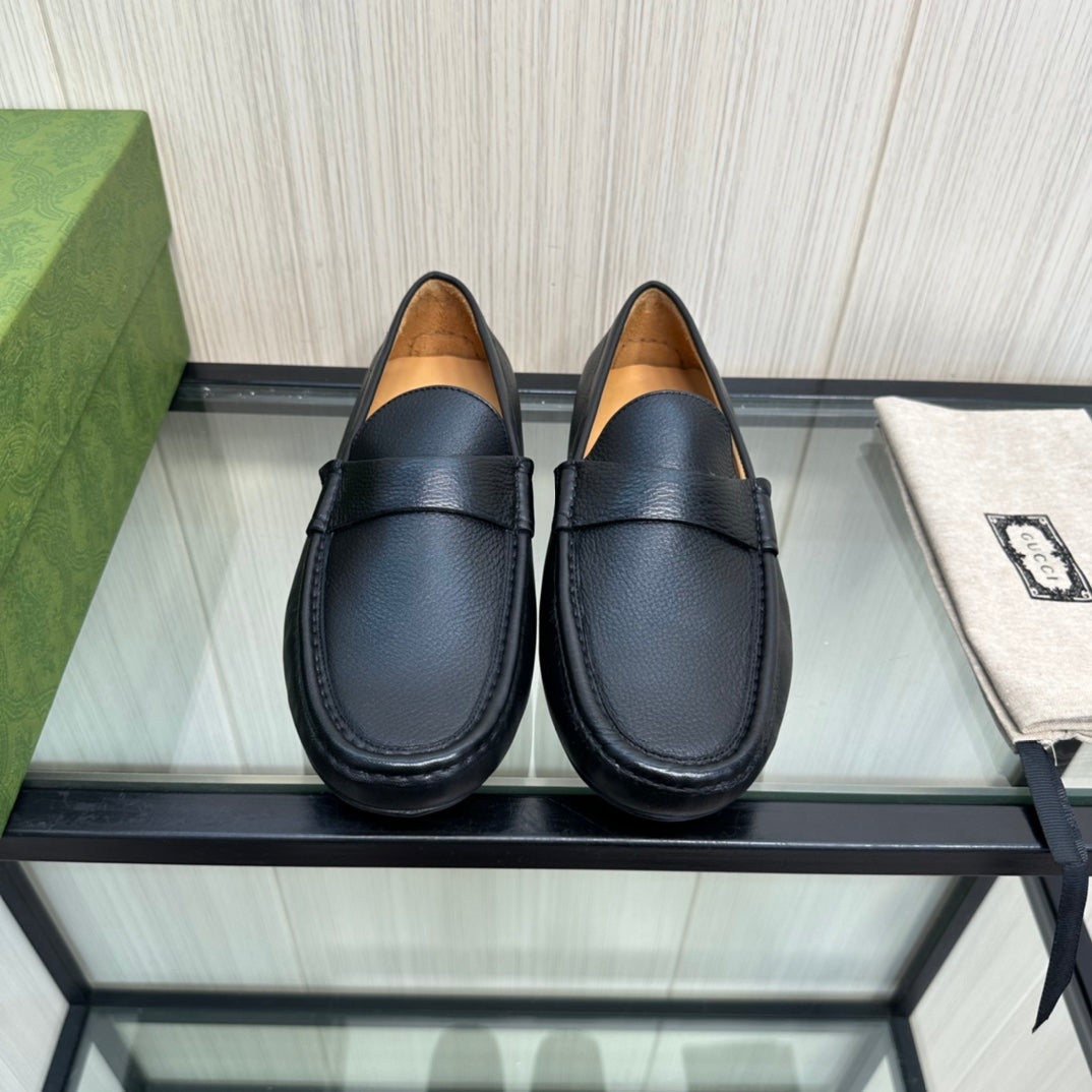 GG Men's Loafer Black Cowhide 165493