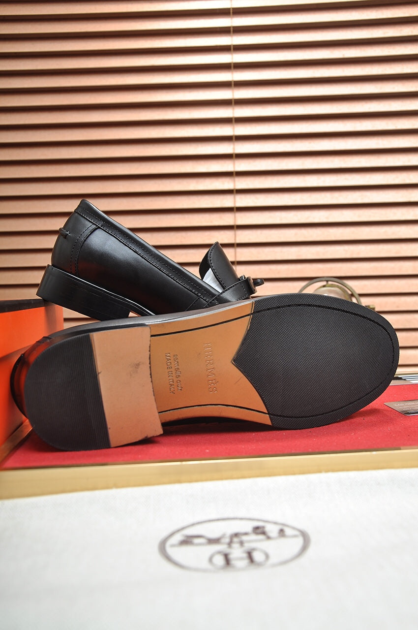 HM DESTIN LOAFER BLACK CALFSKIN