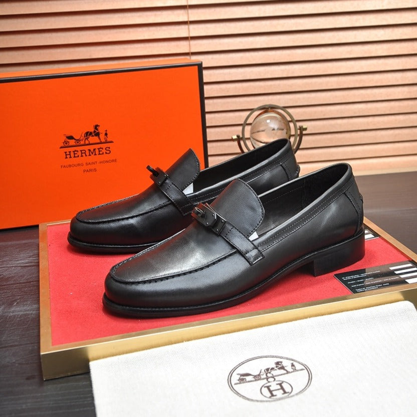 HM DESTIN LOAFER BLACK CALFSKIN