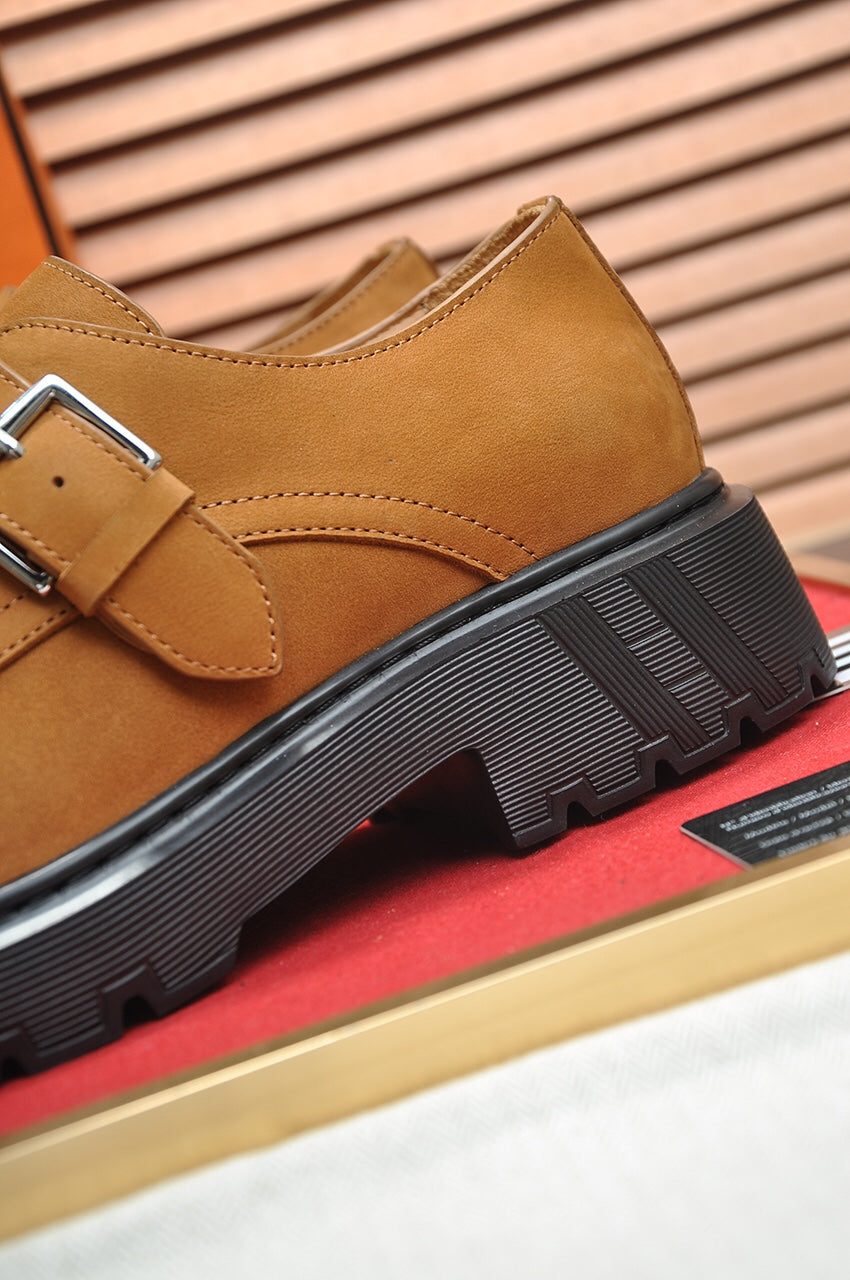 HM MONK STRAP BRONZE SUEDE