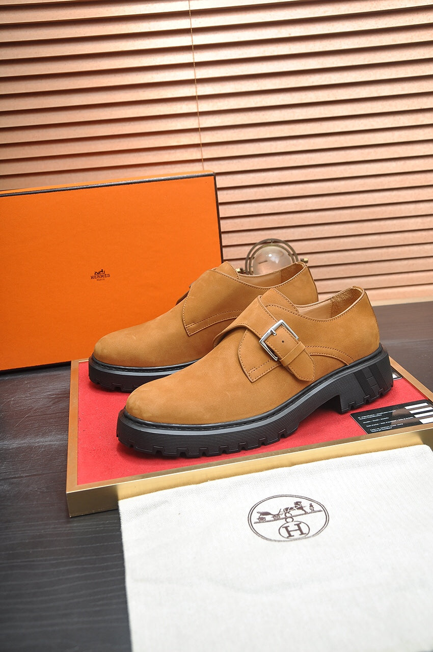 HM MONK STRAP BRONZE SUEDE
