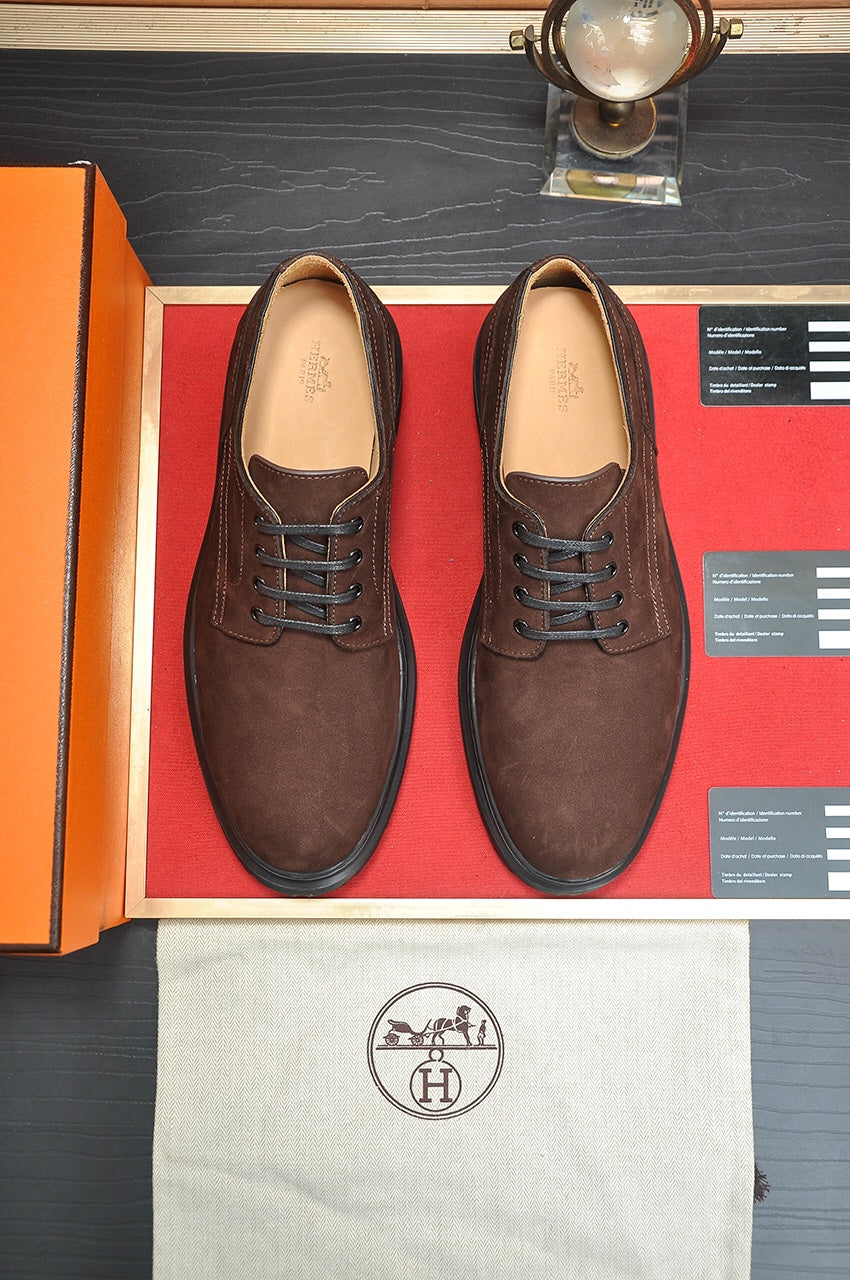HM DANIEL TRAMPING SHOE BROWN SUEDE