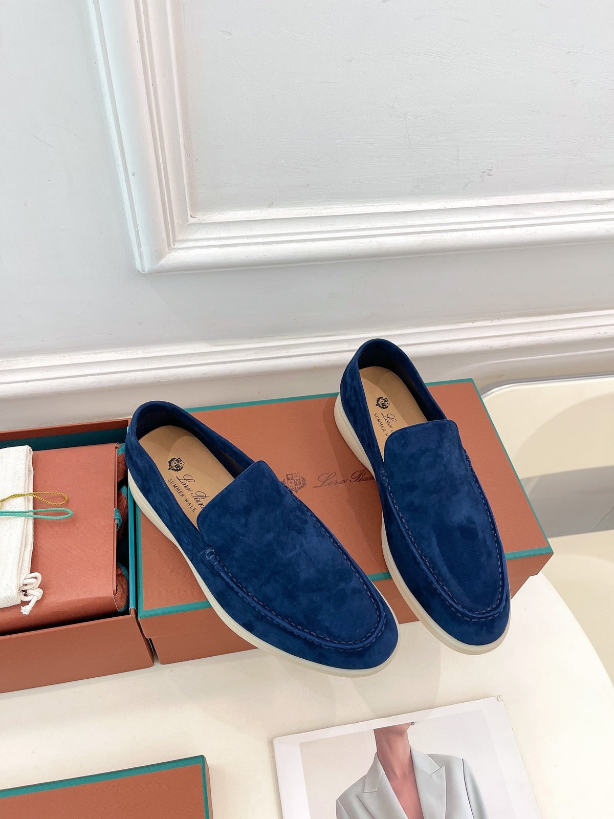 LP 2025 Loafer Blue Suede