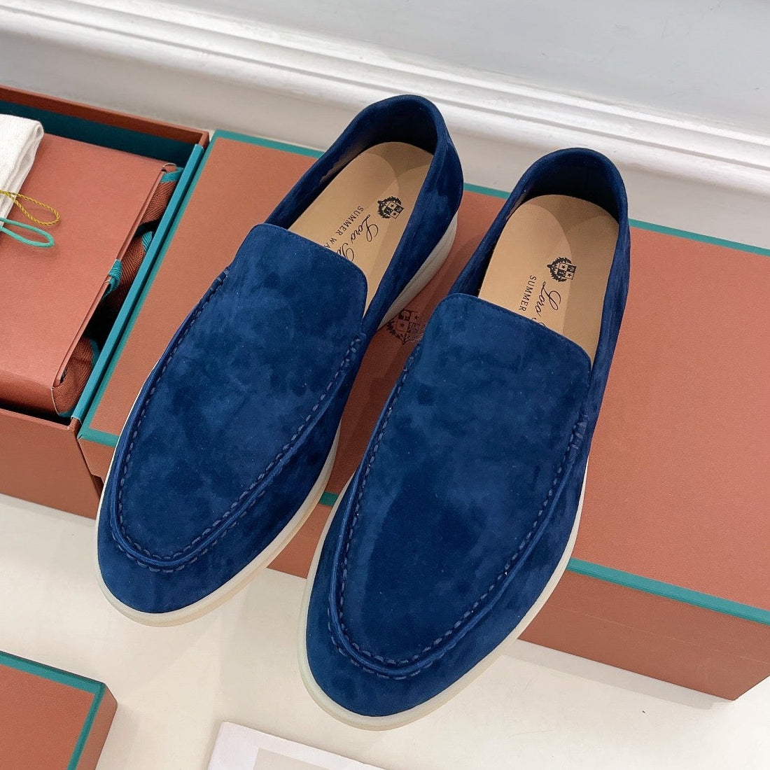 LP 2025 Loafer Blue Suede