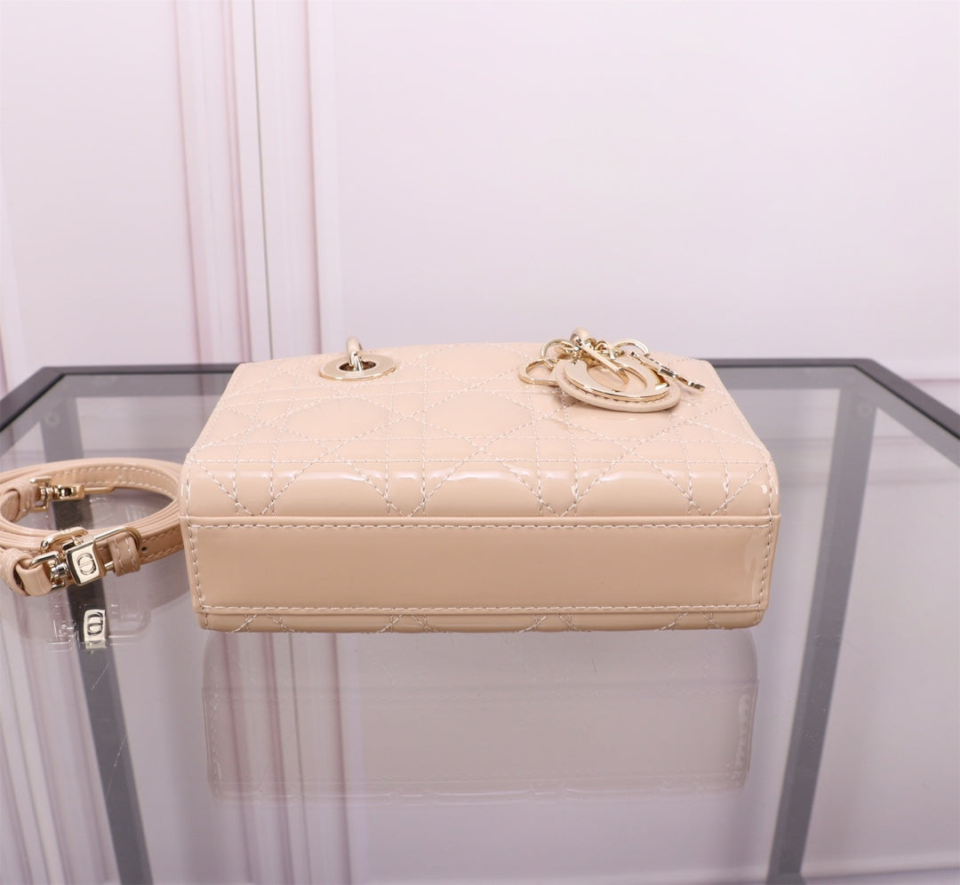 MICRO LADY D-JOY 16.5 BEIGE LAMBSKIN
