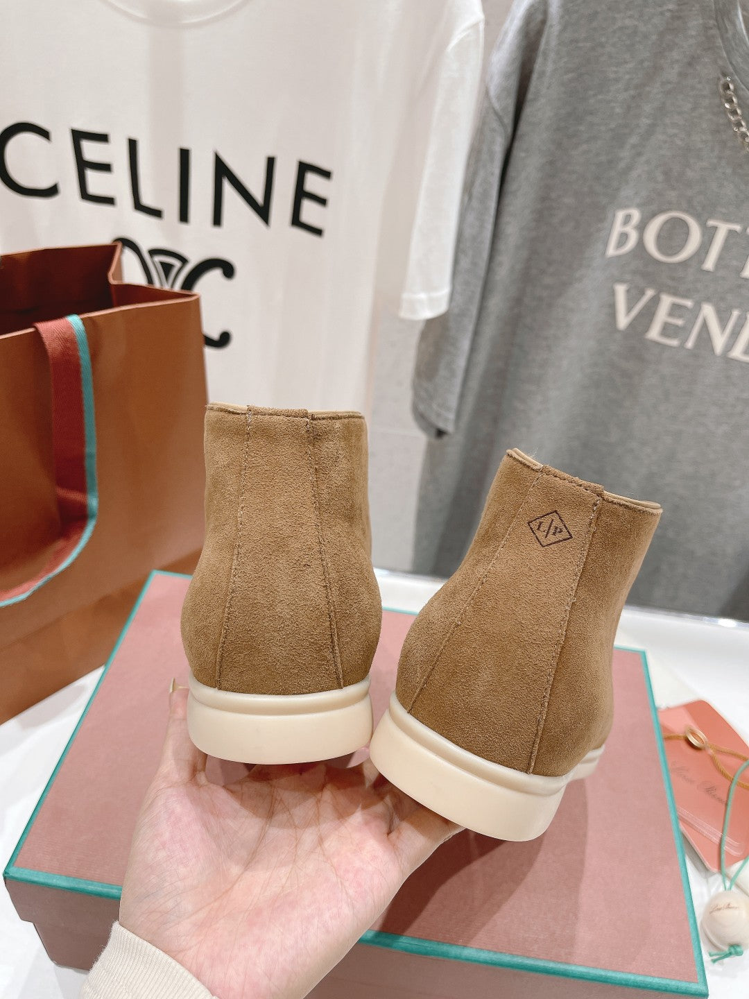 LP HIGH TOP OPEN WALK LOAFERS CAMEL SUEDE