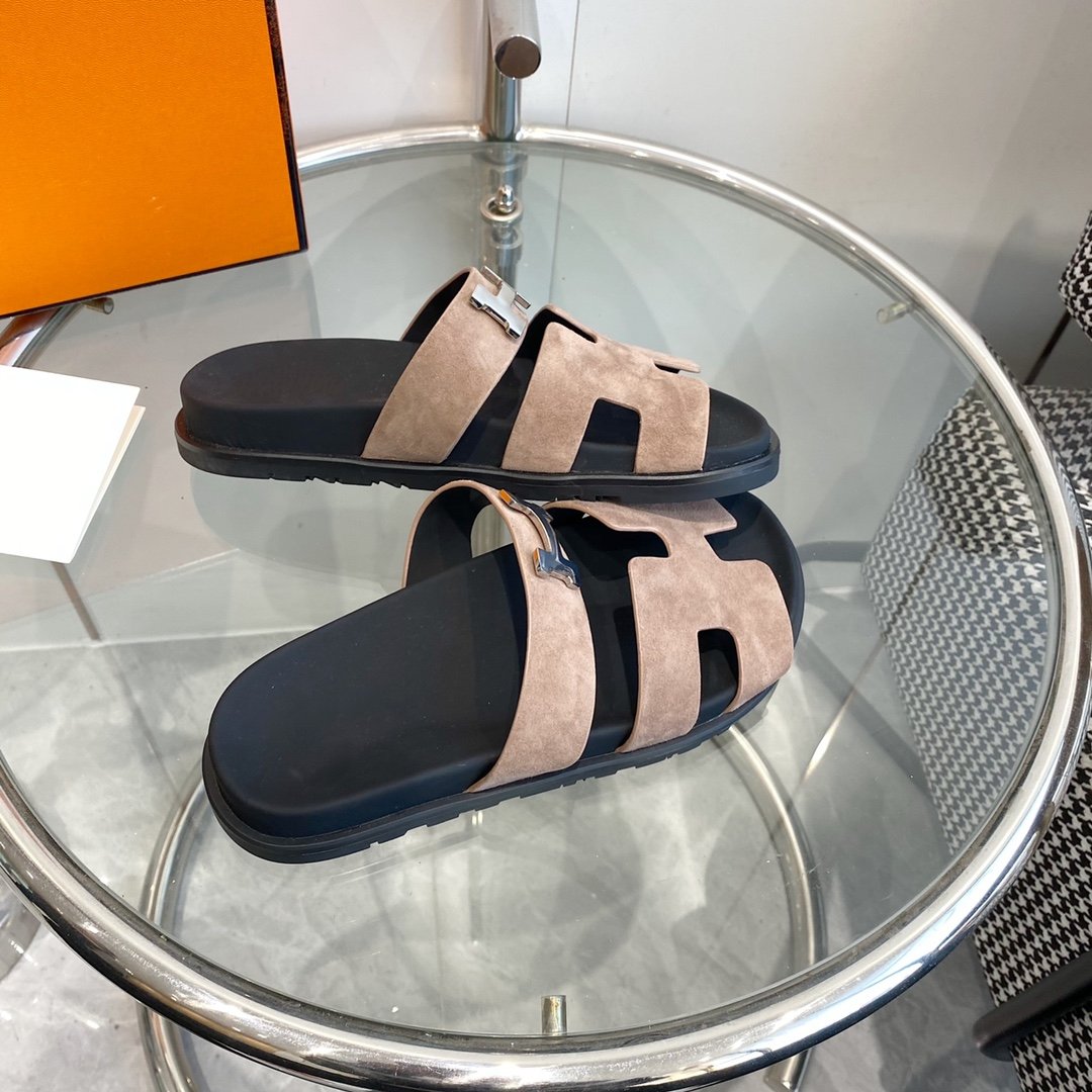 Chypre Sandal light brown Suede