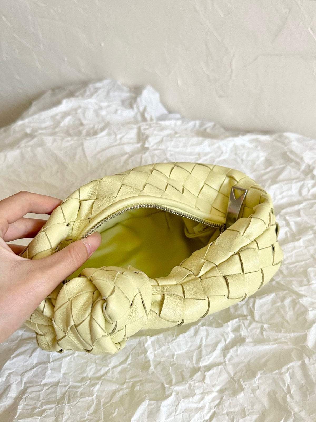 mini jodie 28 lime lambskin