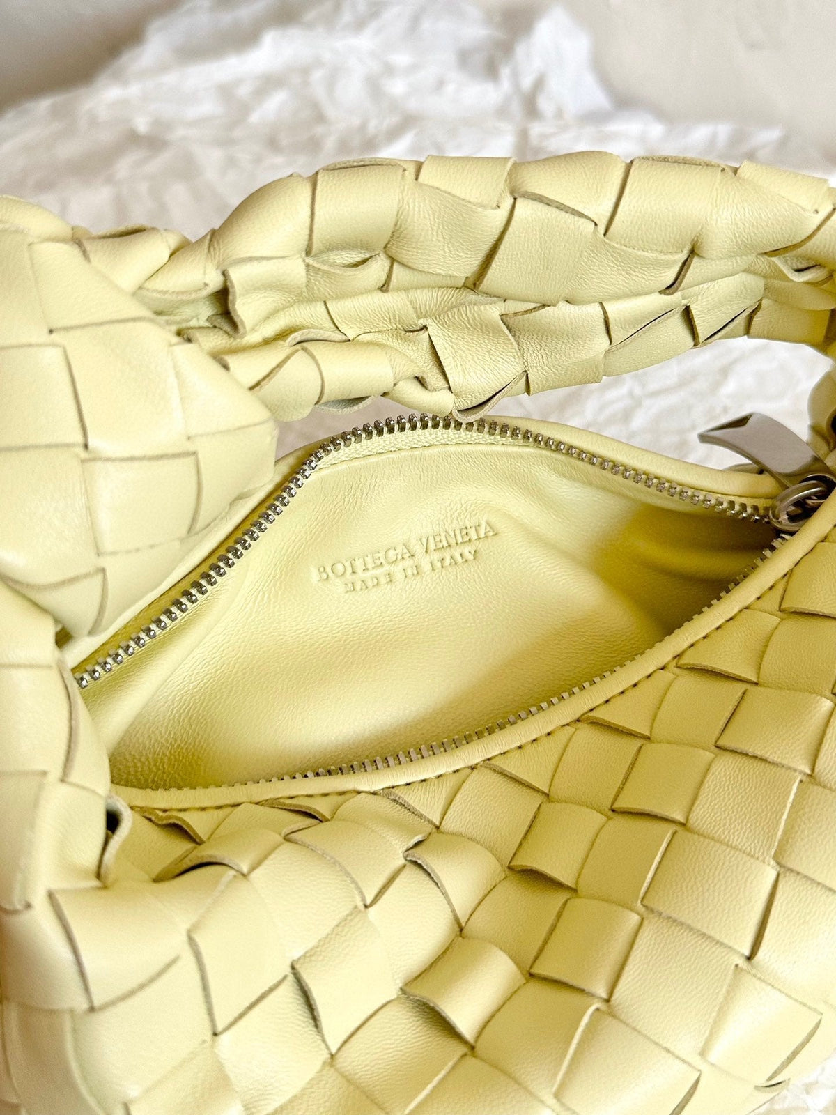 mini jodie 28 lime lambskin