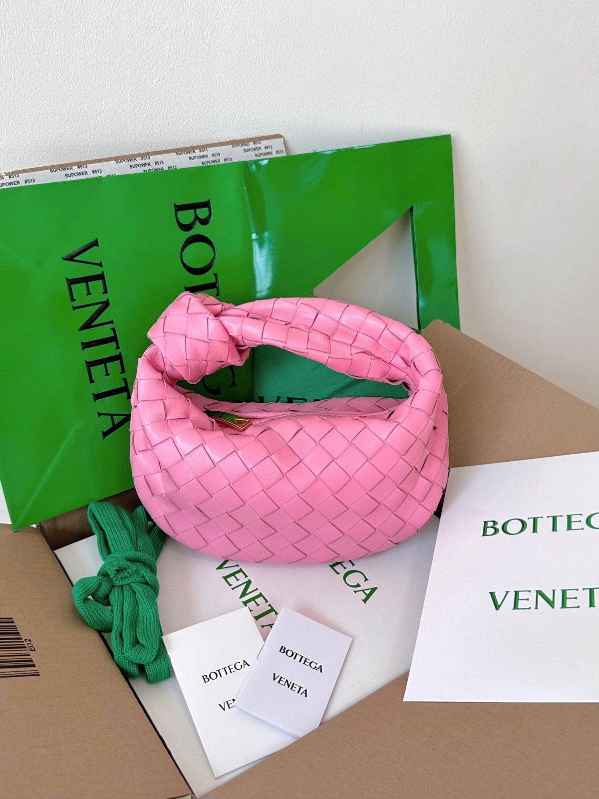 mini jodie 28 pink lambskin