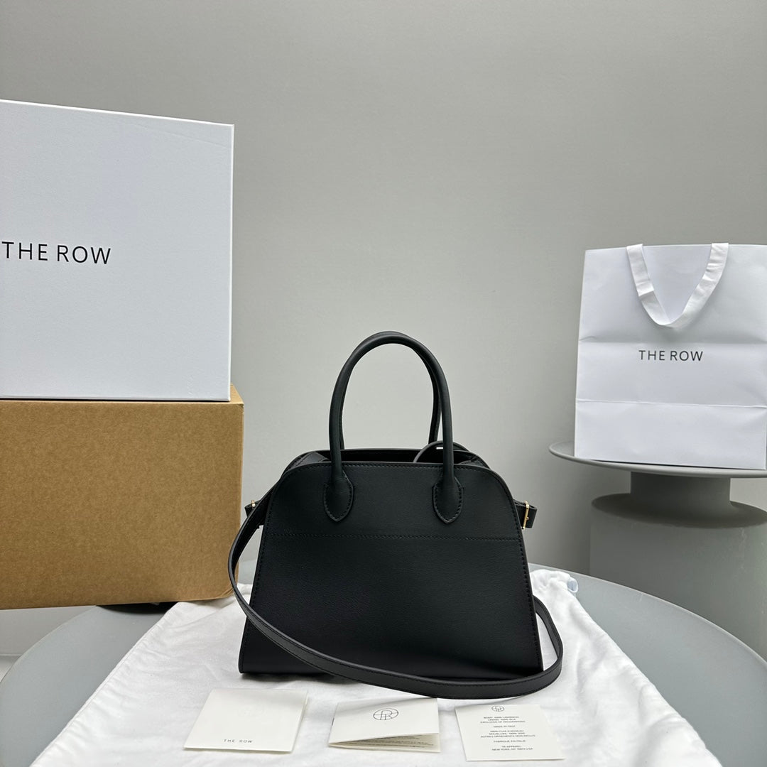 The Row Margaux 10 26cm Tote Bag In Smooth Calfskin