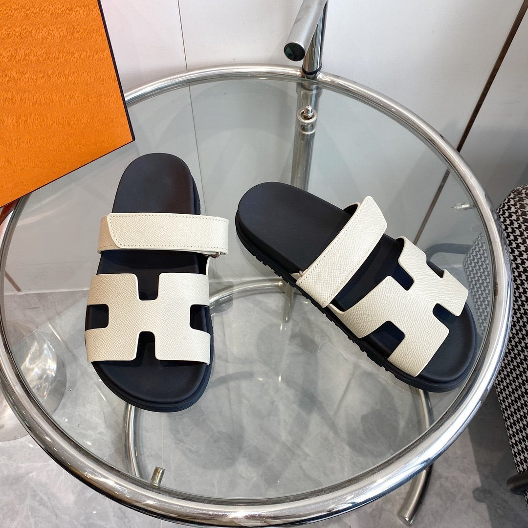 CHYPRE EPSOM Sandal white Leather