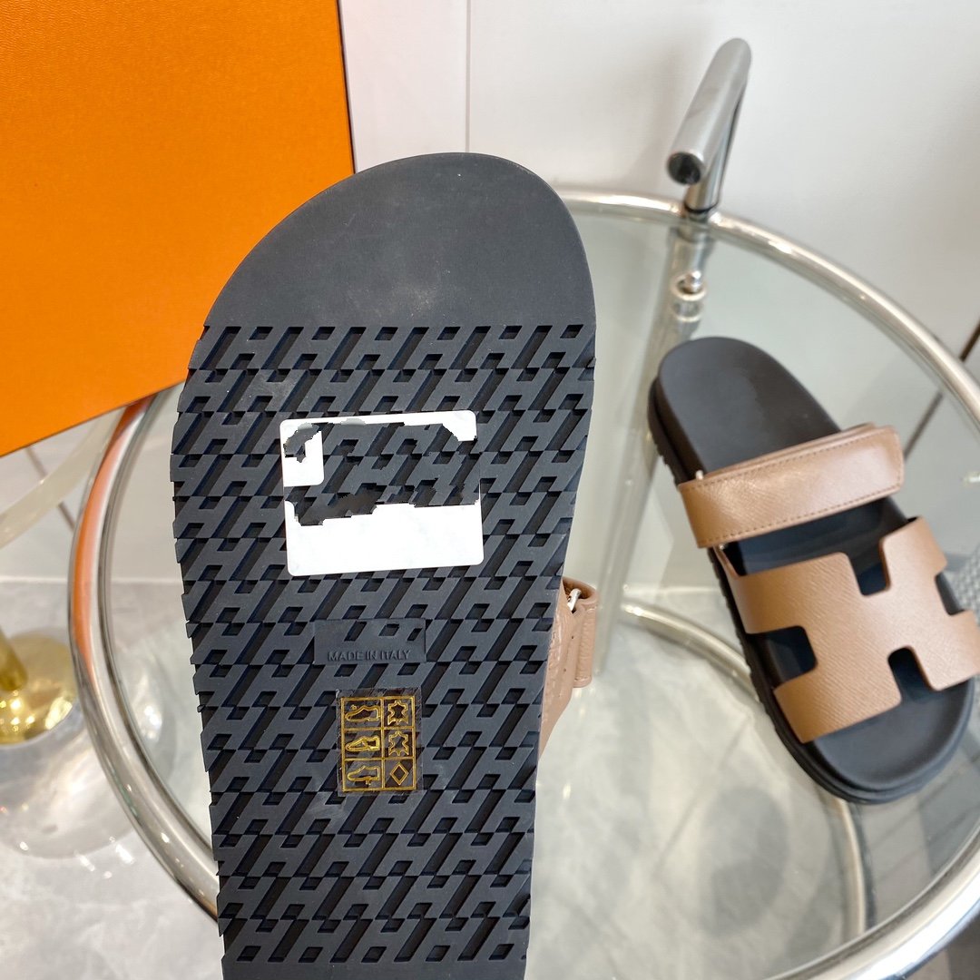 CHYPRE EPSOM Sandal brown Leather