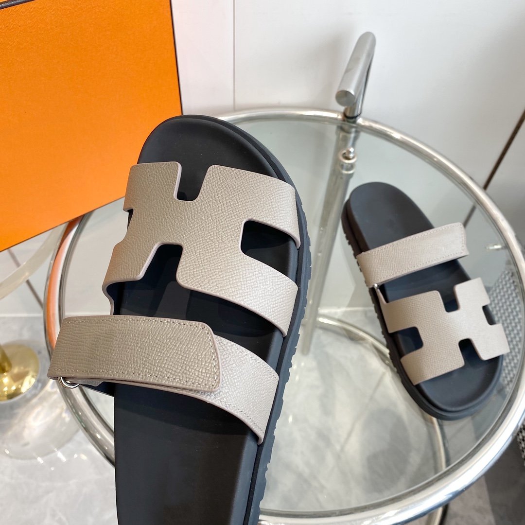 CHYPRE EPSOM Sandal gray Leather