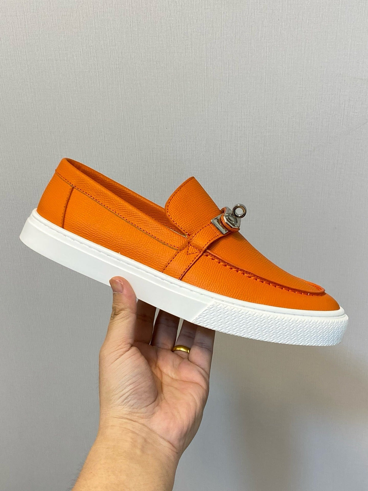 HM GAME SLIP-ON SNEAKER TIGER CALFSKIN