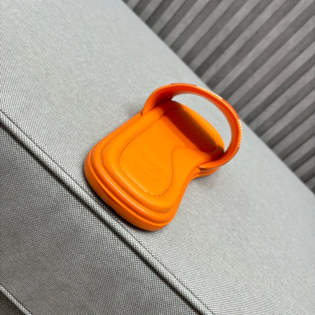 LV VENICE MULE SLIPPERS TIGER ORANGE DAMIER