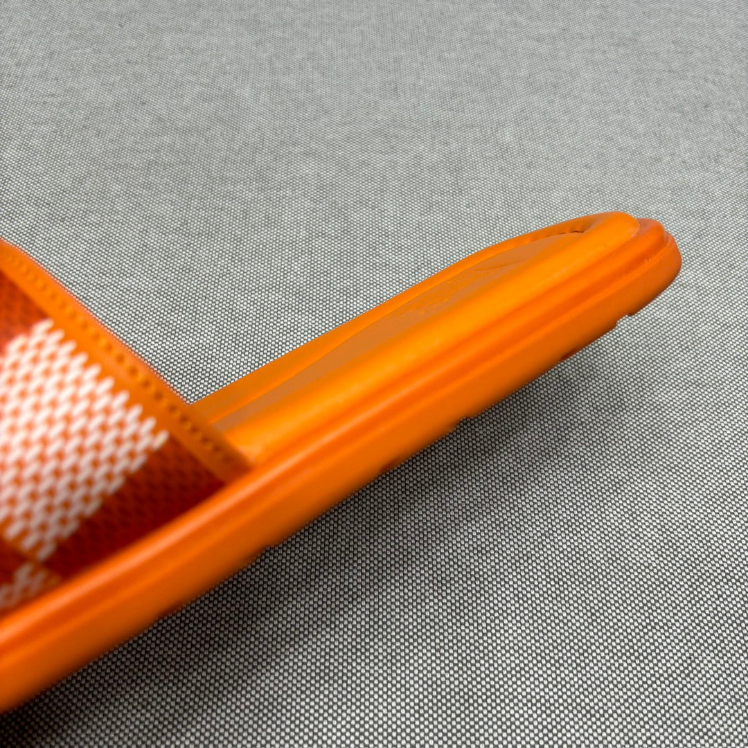LV VENICE MULE SLIPPERS TIGER ORANGE DAMIER