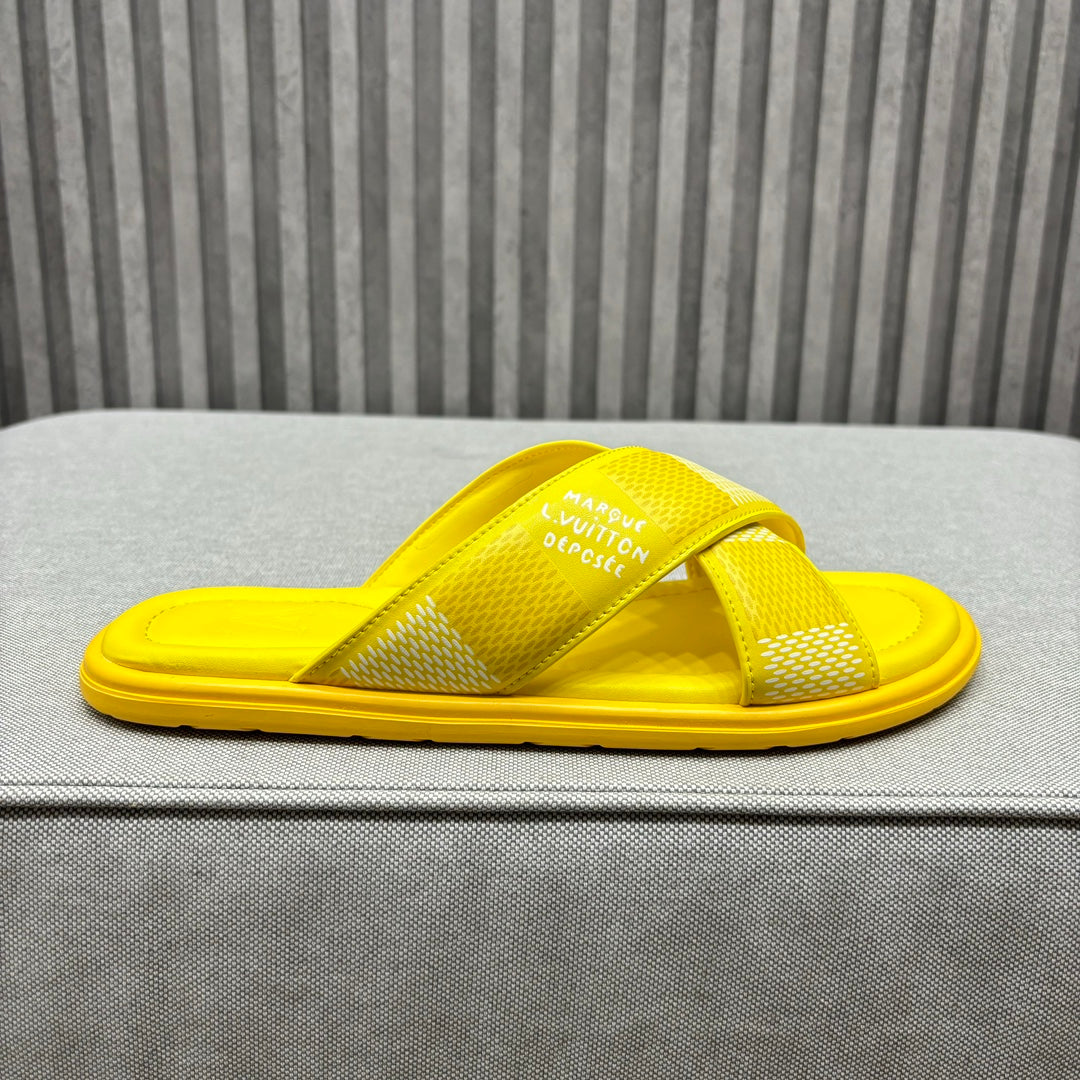 LV VENICE MULE SANDALS LEMON YELLOW