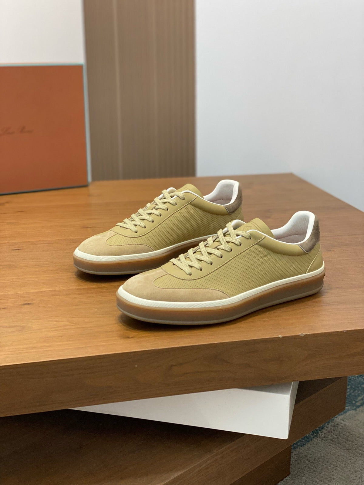 LP 360 TENNIS WALK SNEAKERS CORN MESH CALFSKIN