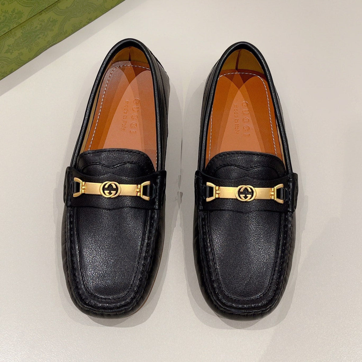 GG Men's Alessandro Loafer Black Cowhide 557582