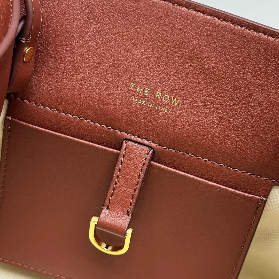 The Row Margaux 10 26cm Tote Bag In Smooth Calfskin