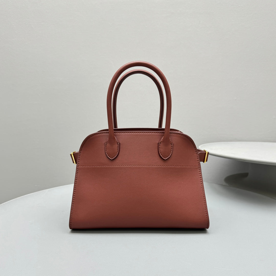 The Row Margaux 10 26cm Tote Bag In Smooth Calfskin