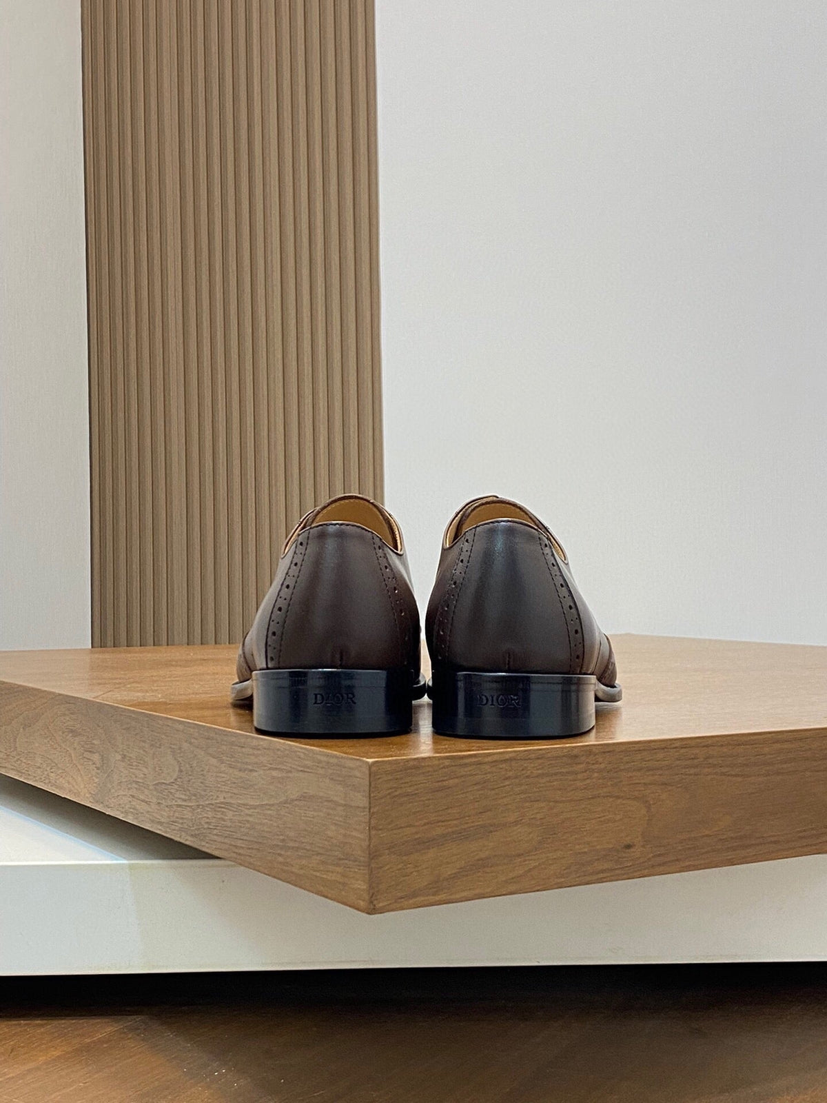 CD POINED TOE LONDON OXFORD CEDAR CALFSKIN