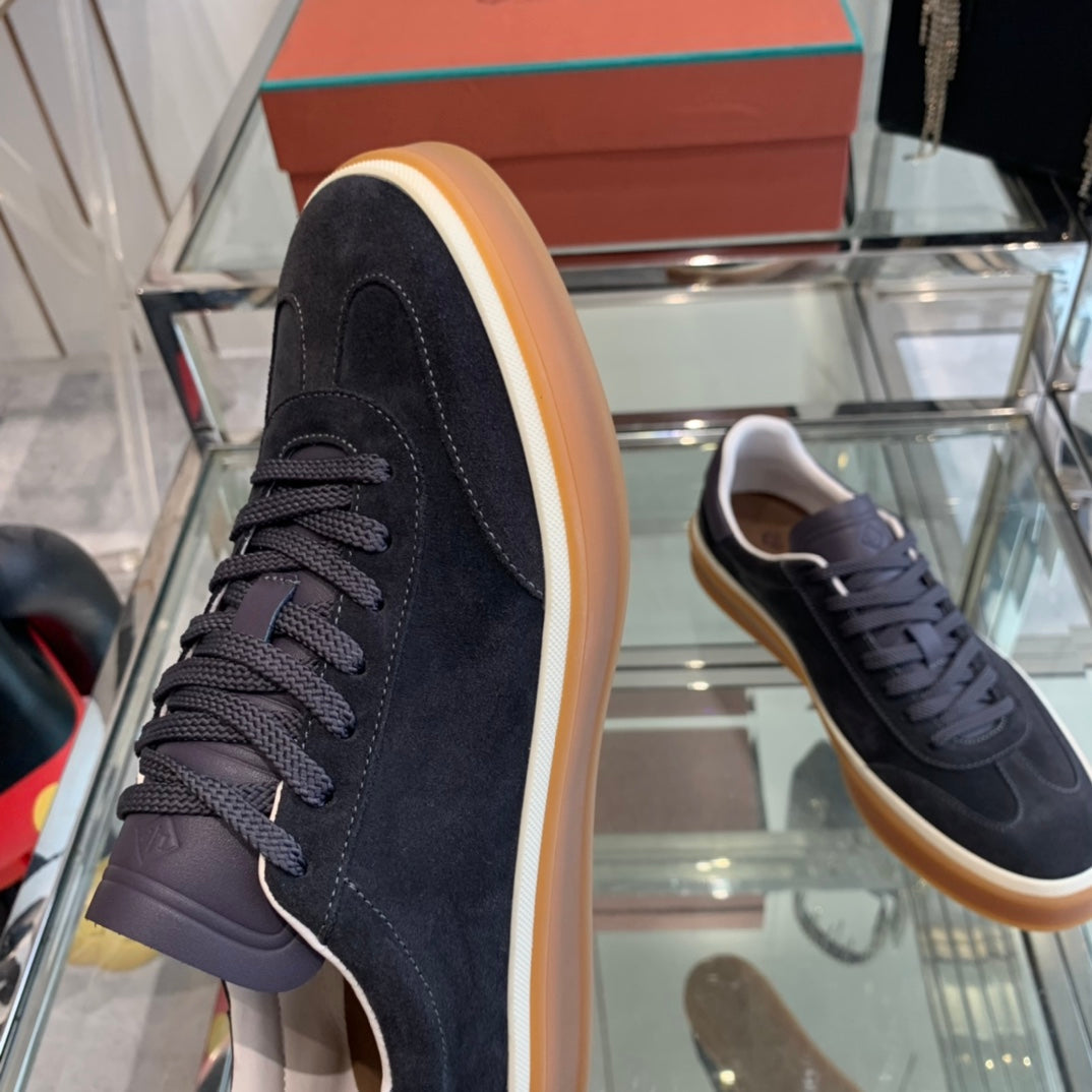 LP TENNIS WALK SNEAKERS CHARCOAL SUEDE