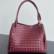 BV Intrecciato 30cm Bag Burgundy Leather 532256