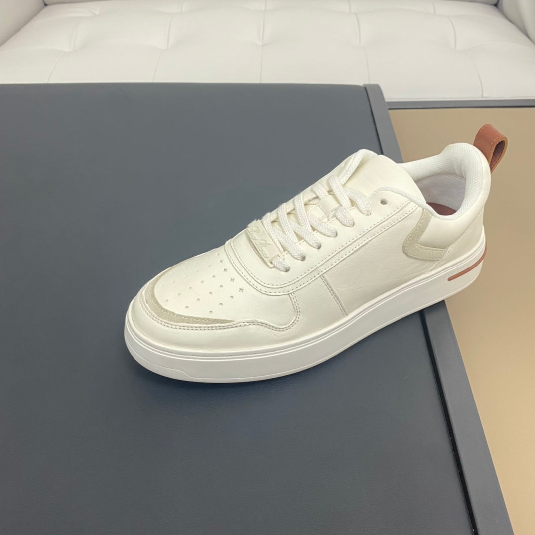 LP NEWPORT 2.0 WALK SNEAKERS WHITE CALFSKIN