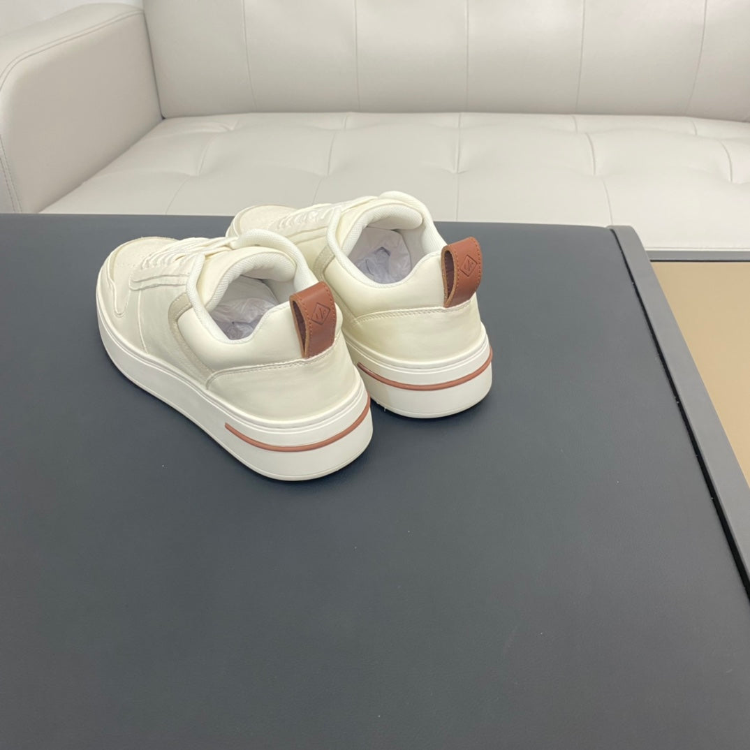 LP NEWPORT 2.0 WALK SNEAKERS WHITE CALFSKIN