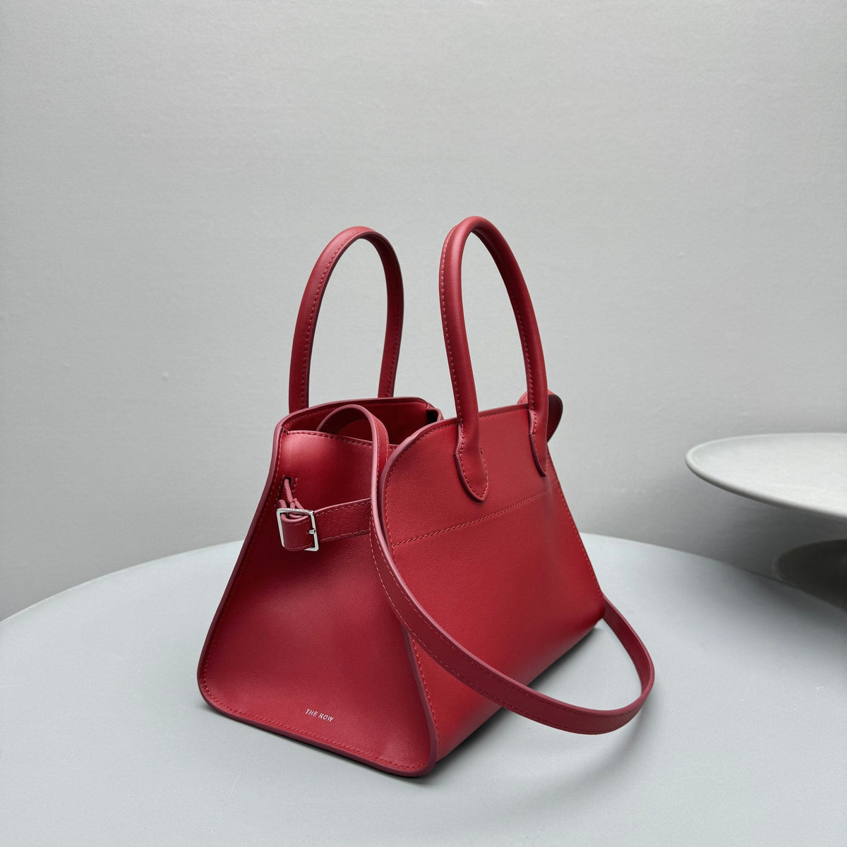 The Row Margaux 10 26cm Tote Bag In Smooth Calfskin