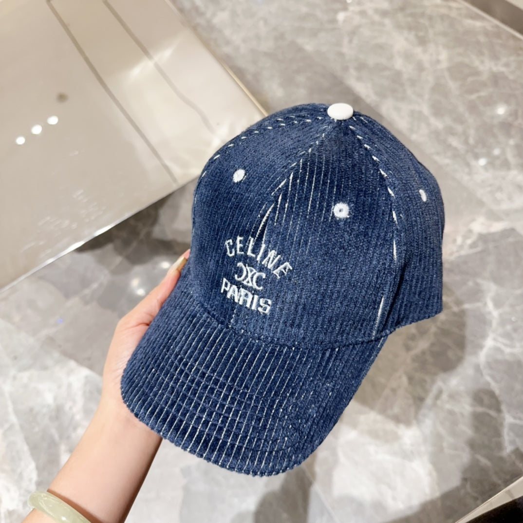 Celin Cap Blue Cotton Fabric 210414