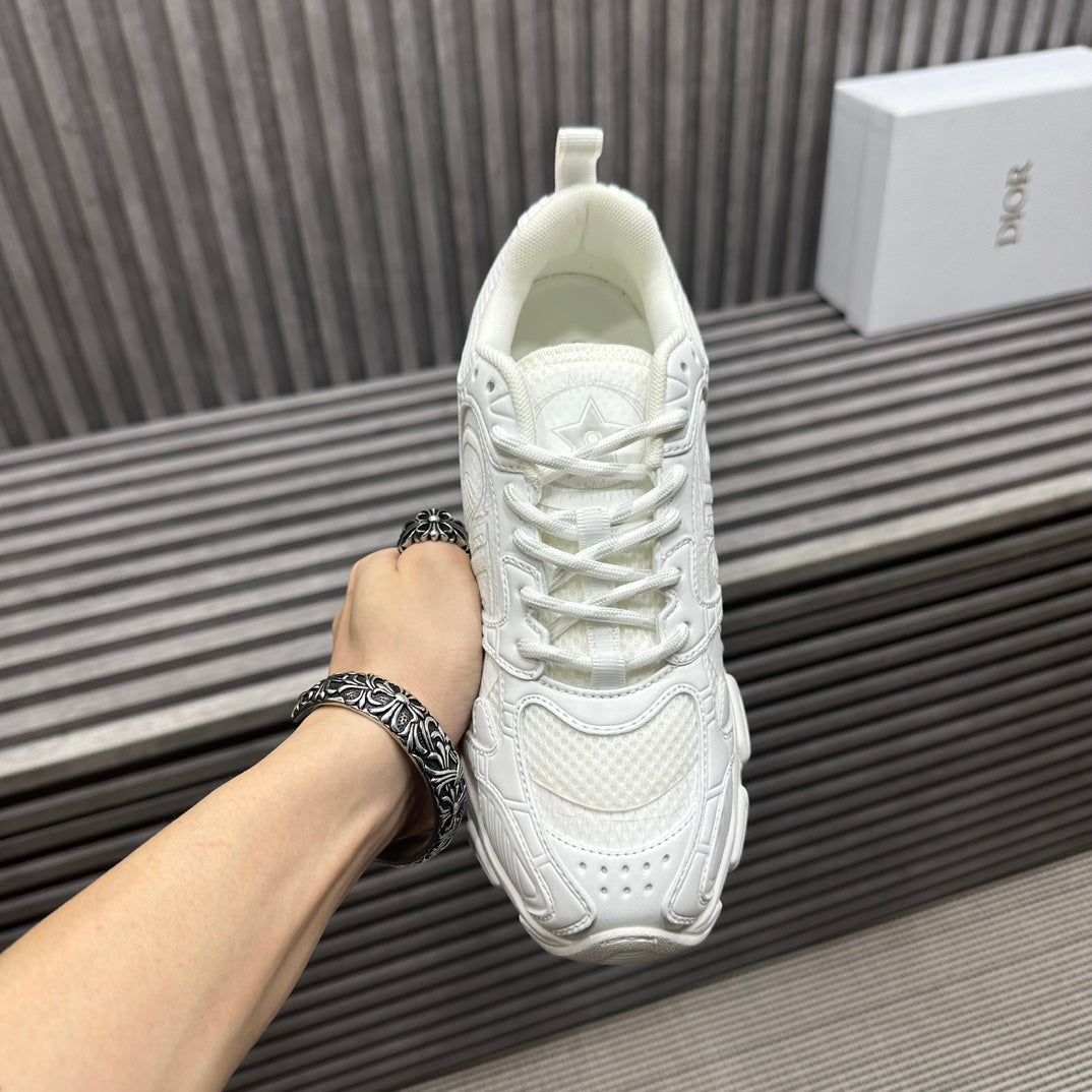 CD CHRONO SNEAKER WHITE CALFSKIN